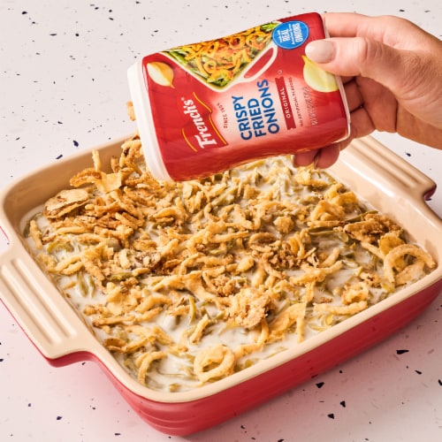 French's Original Crispy Fried Onions Perspective: bottom