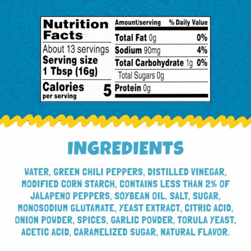 Ortega Mild Green Taco Sauce Perspective: bottom