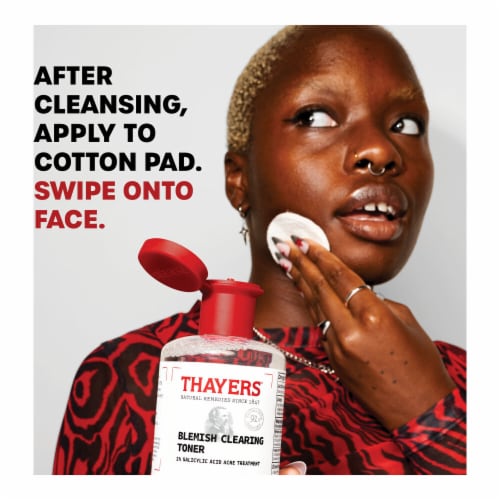 Thayers Natural Remedies Witch Hazel Blemish Clearing Toner Alcohol Free Perspective: bottom
