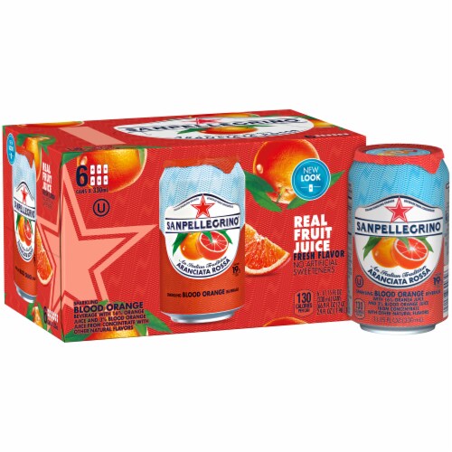 S. Pellegrino Aranciata Rossa Sparkling Blood Orange Beverage Perspective: bottom