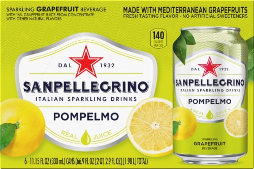 Sanpellegrino® Pompelmo Sparkling Grapefruit Beverage Perspective: bottom
