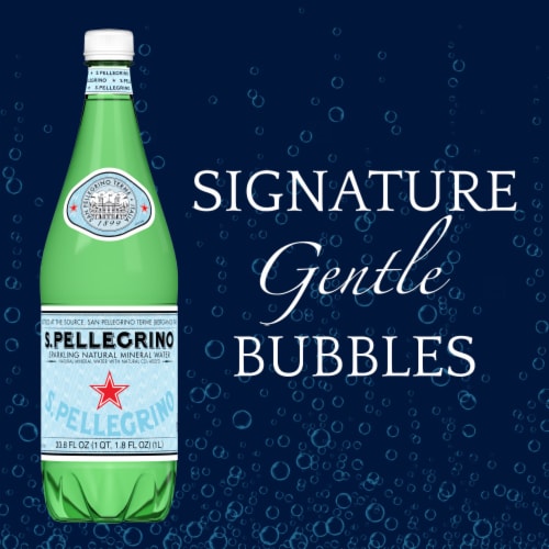 San Pellegrino® Natural Mineral Sparkling Bottled Water Perspective: bottom