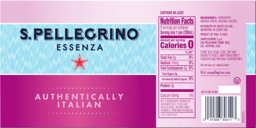 S.Pellegrino® Essenza Dark Morello Cherry & Pomegranate Mineral Water Perspective: bottom