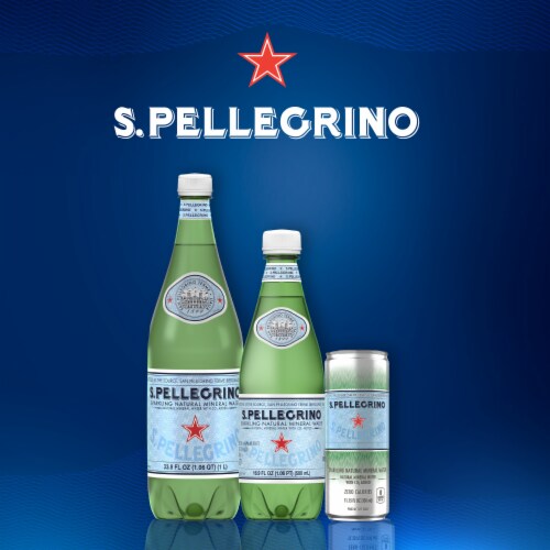 San Pellegrino® Natural Mineral Sparkling Bottled Water Perspective: bottom