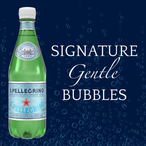 S.Pellegrino Sparkling Natural Mineral Water Perspective: bottom