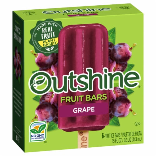 Outshine Grape Fruit Bars Perspective: bottom