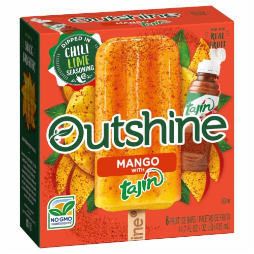 Outshine® Mango Tajin Fruit Bars Perspective: bottom