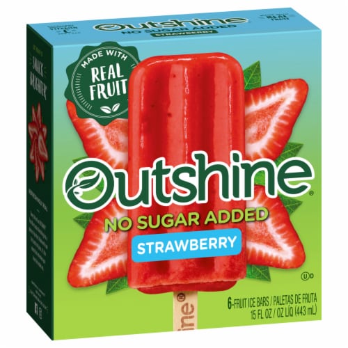Outshine® Sugar Free Strawberry Fruit Bars Perspective: bottom