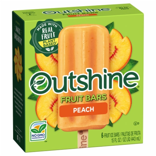 Outshine® Peach Fruit Bars Perspective: bottom