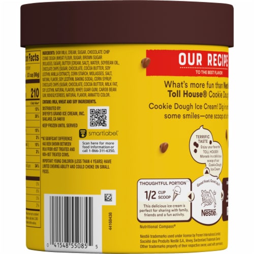 Nestle Toll House Cookie Dough Ice Cream Perspective: bottom