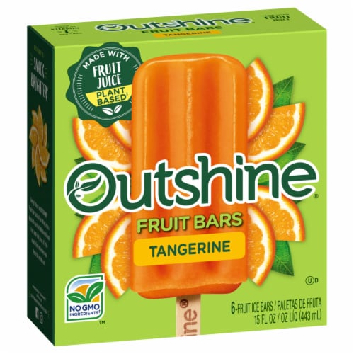 Outshine® Tangerine Fruit Bars Perspective: bottom