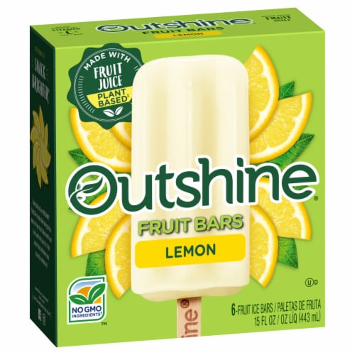 Outshine® Lemon Fruit Bars Perspective: bottom