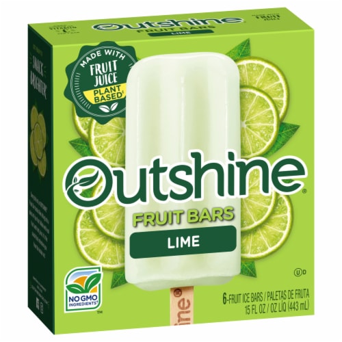 Outshine® Lime Fruit Bars Perspective: bottom