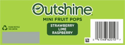 Outshine® Strawberry Lime Raspberry Variety Pack Fruit Bars Perspective: bottom