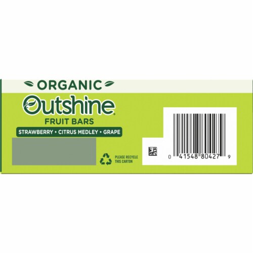 Outshine Organic Strawberry Citrus Medley Grape Assorted Fruit Ice Bars Perspective: bottom
