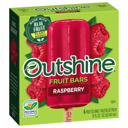 Outshine® Raspberry Fruit Bars Perspective: bottom