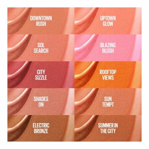 Maybelline Sunkisser Liquid Blush 06 City Sizzle Perspective: bottom