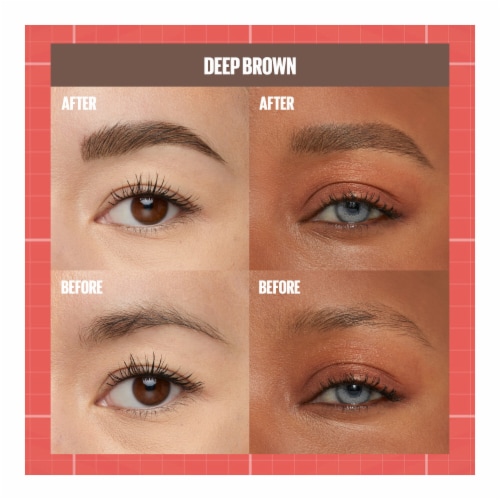 Maybelline Build-A-Brow 2-in-1 Brow Pen and Sealing Gel 260 Deep Brown Perspective: bottom
