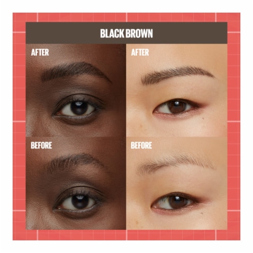 Maybelline Build-A-Brow 2-in-1 Brow Pen and Sealing Gel 262 Black Brown Perspective: bottom