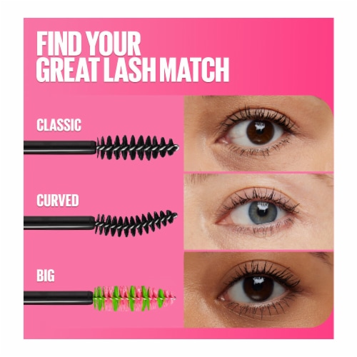 Maybelline New York Great Lash Very Black BIG Washable Mascara Perspective: bottom