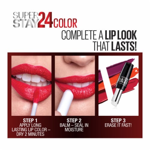 Maybelline Super Stay 24 2-Step Liquid Lipstick Always Heather Perspective: bottom