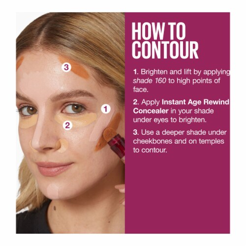 Maybelline Instant Age Rewind Eraser Concealer Multi-Use 120 Perspective: bottom