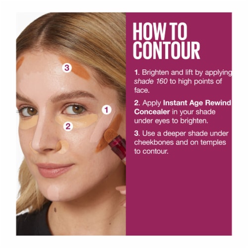Maybelline Instant Age Rewind Eraser Concealer Multi-Use 130 Perspective: bottom