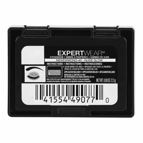 Maybelline Expert Wear Eyeshadow 40S Nude Glow Perspective: bottom