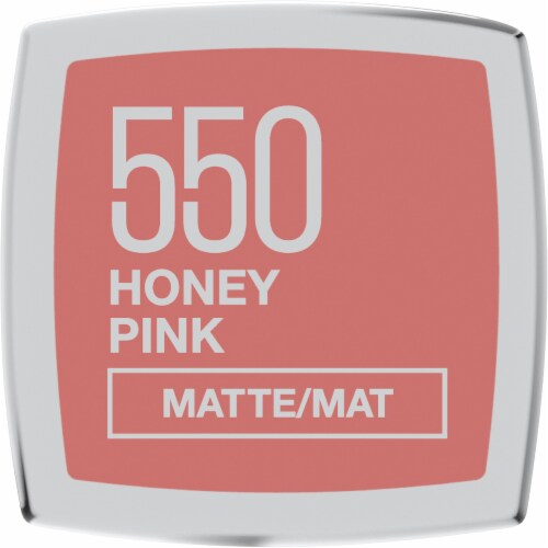 Maybelline Color Sensation Honey Pink Matte Lipstick Perspective: bottom