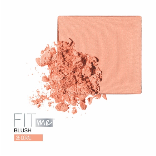 Maybelline Fit Me Blush 35 Coral Perspective: bottom