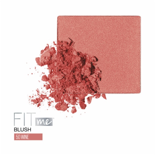 Maybelline Fit Me Blush 50 Wine Perspective: bottom