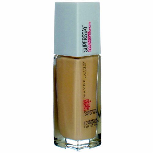 Maybelline Super Stay Liquid Foundation Longwear 102 Fair Porcelain Perspective: bottom