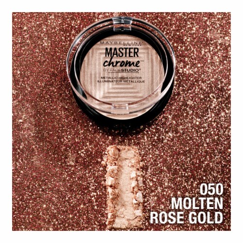 Maybelline Facestudio Master Chrome Metallic Highlighter 050 Molten Rose Gold Perspective: bottom