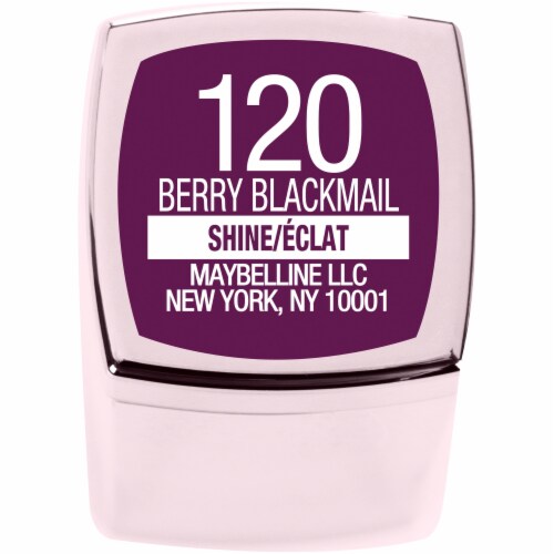 Maybelline Color Sensational Shine Compulsion Berry Blackmail Lipstick Perspective: bottom