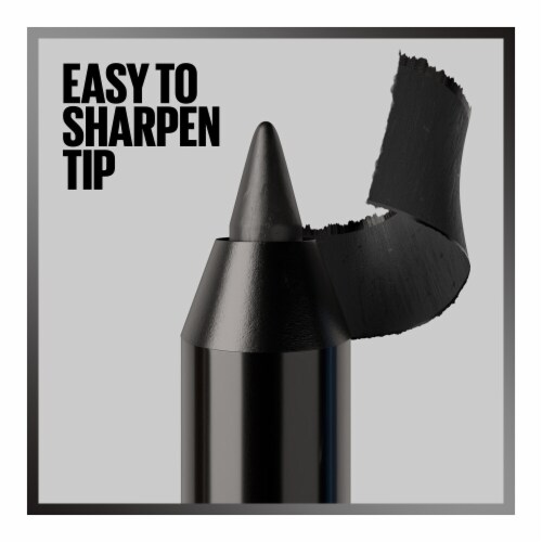 Maybelline Tattoo Studio Sharpenable Gel Eyeliner Pencil Waterproof Longwear 901 Intense Charcoal Perspective: bottom