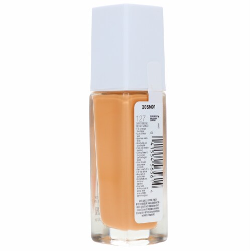 Maybelline Super Stay Liquid Foundation Longwear 127 Sand Beige Perspective: bottom