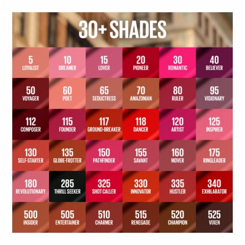 Maybelline Super Stay Matte Ink Liquid Lipstick 180 Revolutionary Perspective: bottom