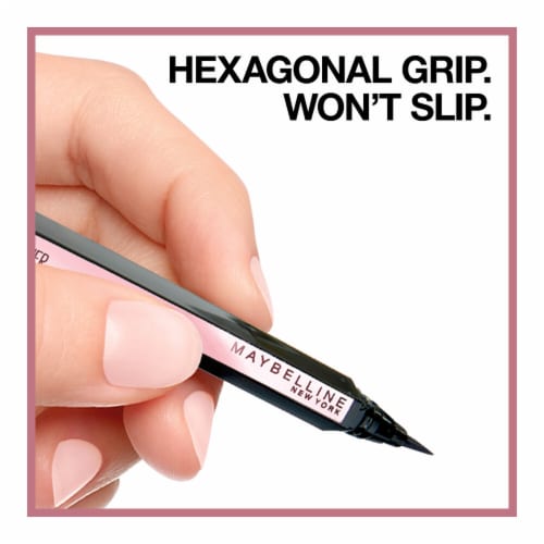 Maybelline New York Eyestudio Pitch Black Hyper Easy Liquid Eyeliner Eye Makeup Perspective: bottom