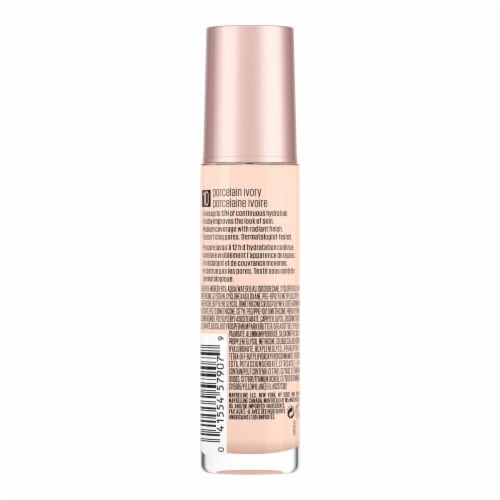Maybelline Dream Radiant Liquid Foundation Medium Coverage Hydrating 10 Porcelain Ivory Perspective: bottom
