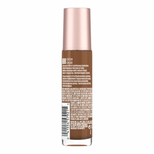 Maybelline Dream Radiant Liquid Foundation Medium Coverage Hydrating 130 Cocoa Perspective: bottom