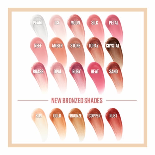 Maybelline New York Lifter Gloss Topaz Lip Gloss Makeup With Hyaluronic Acid Perspective: bottom