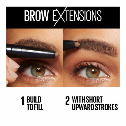 Maybelline Brow Extensions Fiber Pomade Eyebrow Crayon Soft Brown Perspective: bottom