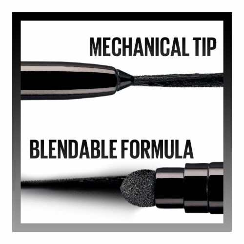 Maybelline Tattoo Studio Smokey Gel Eyeliner Pencil Waterproof 010 Pitch Black Perspective: bottom
