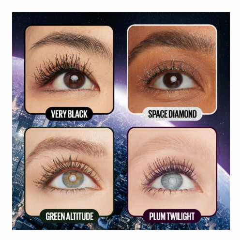 Maybelline New York Lash Sensational Blackest Black Sky High Washable Mascara Makeup Perspective: bottom
