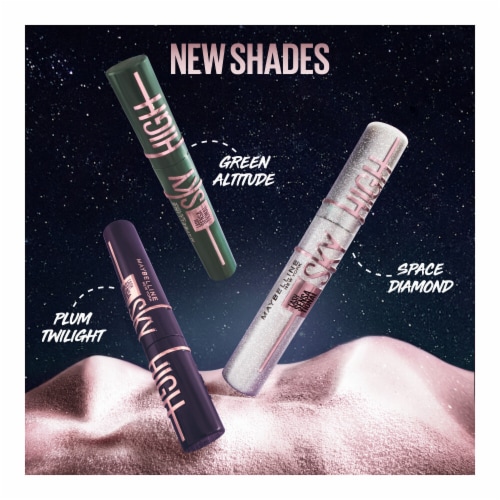 Maybelline New York Lash Sensational Brownish Black Sky High Waterproof Mascara Makeup Perspective: bottom