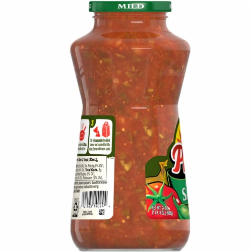 Pace® Chunky Mild Salsa Jar Perspective: bottom