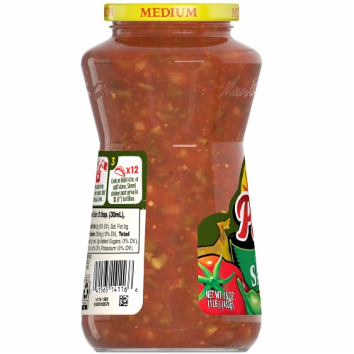 Pace® Chunky Medium Salsa Jar Perspective: bottom