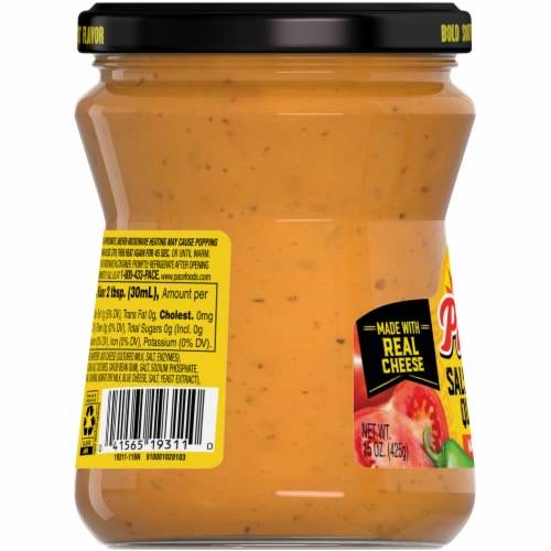 Pace® Medium Salsa con Queso Dip Jar Perspective: bottom
