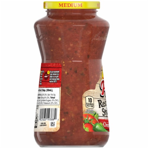 Pace® Restaurant Style Original Recipe Medium Salsa Jar Perspective: bottom