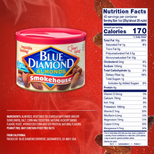 Blue Diamond® Smokehouse Almonds Perspective: bottom